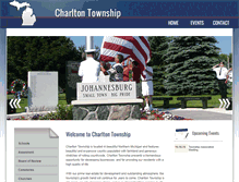 Tablet Screenshot of charltontownship.com